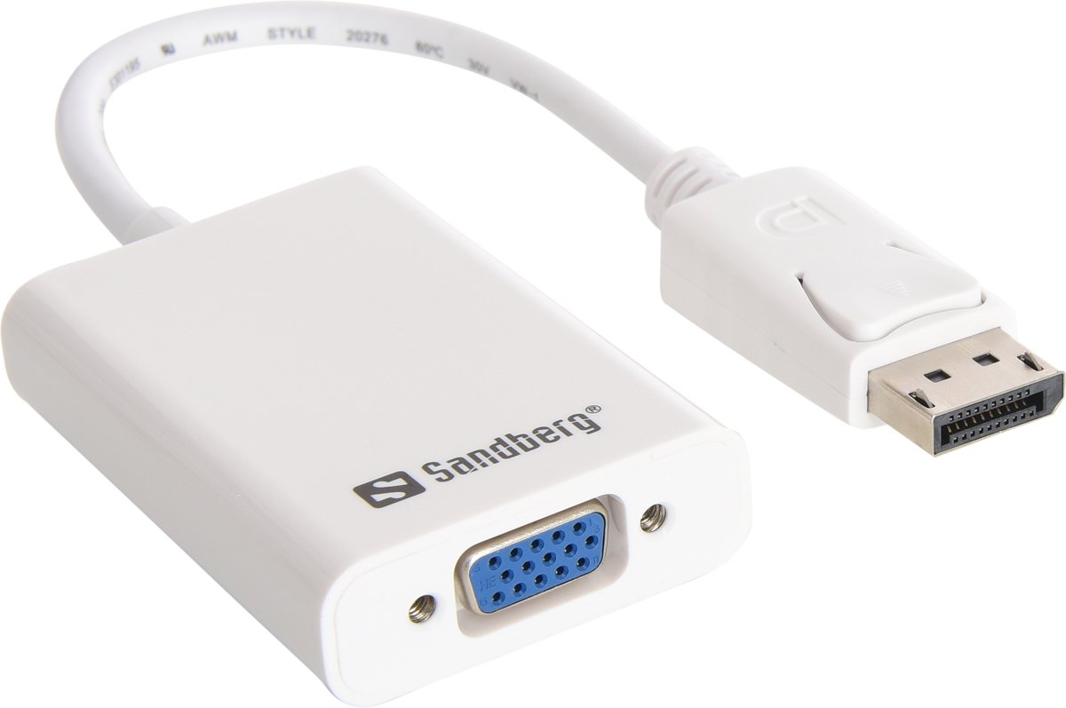 Sandberg Adapter DisplayPort>VGA+Audio